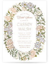 Foil-Pressed Bridal Shower Invitations