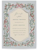 Foil-Pressed Bridal Shower Invitations