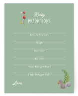 Baby Shower Insert Cards