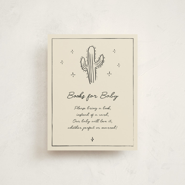 El Ranchero Baby Shower Insert Cards by Ani Somi | Minted