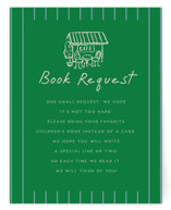 Parisian Cafe Baby Shower Insert Cards