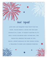 Americana Baby Shower Insert Cards