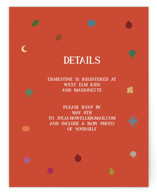 Fall baby Baby Shower Insert Cards