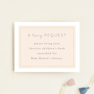 a little celebration Baby Shower Insert Cards