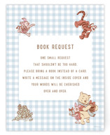 Disney's Winter Pooh Baby Shower Insert Cards