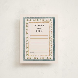 Americana Baby Shower Insert Cards