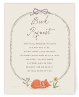 Woodland Magic Baby Shower Insert Cards