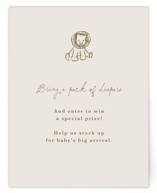 Baby little toys Baby Shower Insert Cards