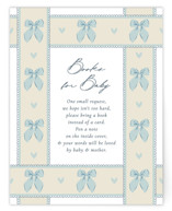 Little Ducks Baby Shower Insert Cards