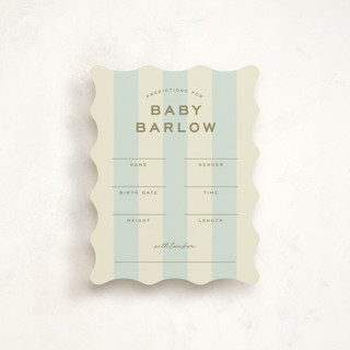 oh boy Baby Shower Insert Cards