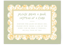 Nostalgic Baby Shower Insert Cards