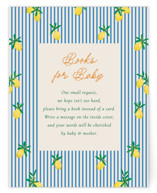 Petit Lemon Baby Shower Insert Cards