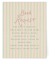 Floral Rattle Baby Shower Insert Cards