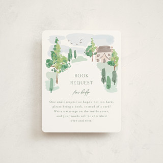 sweet countryside Baby Shower Insert Cards