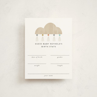 boho baby mobile Baby Shower Insert Cards