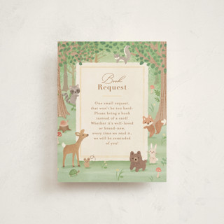 Into the Woods Baby Shower Insert Cards