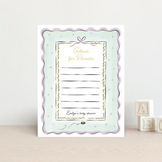 Mama to Bee Shower Baby Shower Insert Cards