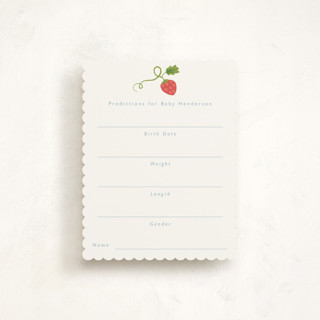 Berry Sweet Baby Shower Insert Cards
