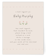 Woodland Fawn Baby Shower Insert Cards