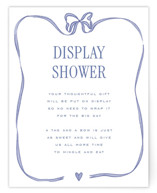 Rattle Pattern Baby Shower Insert Cards