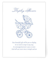 Baby pram Baby Shower Insert Cards