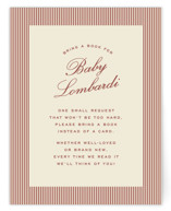 ciao, baby! Baby Shower Insert Cards