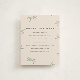 Wrapped Up Baby Shower Insert Cards