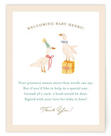 Honk for Baby! Baby Shower Insert Cards