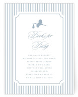 Storybook stork Baby Shower Insert Cards