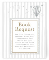 Hot air balloons Baby Shower Insert Cards