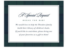 Prep Baby Shower Insert Cards