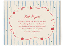 Apple of My Eye Baby Shower Insert Cards