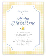 Baby Eyelet Baby Shower Insert Cards