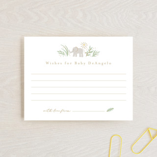 Jungle shower Baby Shower Insert Cards