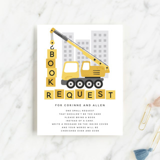 Baby Shower Truck Baby Shower Insert Cards