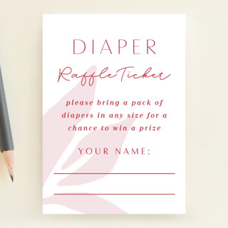 Pretty Petals Mini Baby Shower Insert Cards