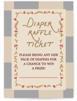 Dream Pony Mini Baby Shower Insert Cards