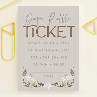 Flora Garden Mini Baby Shower Insert Cards