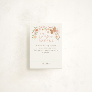 Banner announcement Mini Baby Shower Insert Cards