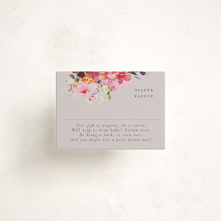 Blooms Mini Baby Shower Insert Cards
