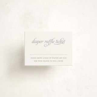 Border Ribbon Mini Baby Shower Insert Cards