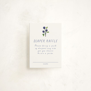 Blue Bells Mini Baby Shower Insert Cards