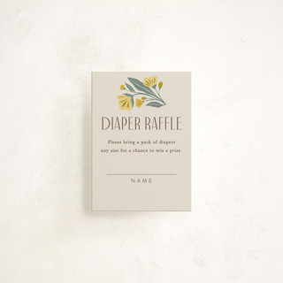 storybook garden Mini Baby Shower Insert Cards