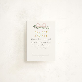 Ribbonly Frame Mini Baby Shower Insert Cards