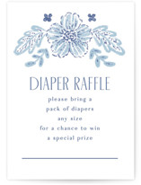Handkerchief Mini Baby Shower Insert Cards