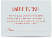 Baby era Mini Baby Shower Insert Cards