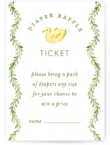 Wave Mini Baby Shower Insert Cards