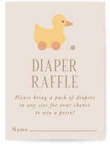 Charming Nursery Mini Baby Shower Insert Cards