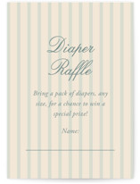 Maison de Rêves Mini Baby Shower Insert Cards