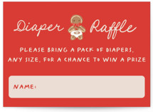 Merry Little Mini Baby Shower Insert Cards